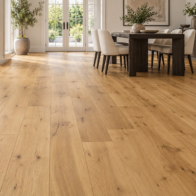 Trade Engineered Real Wood Oak Brushed Natural Oiled